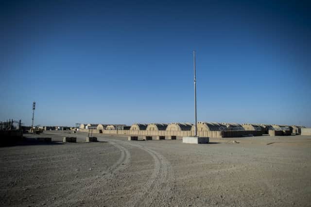 British troops handed Camp Bastion over to Afghan forces. Picture: PA