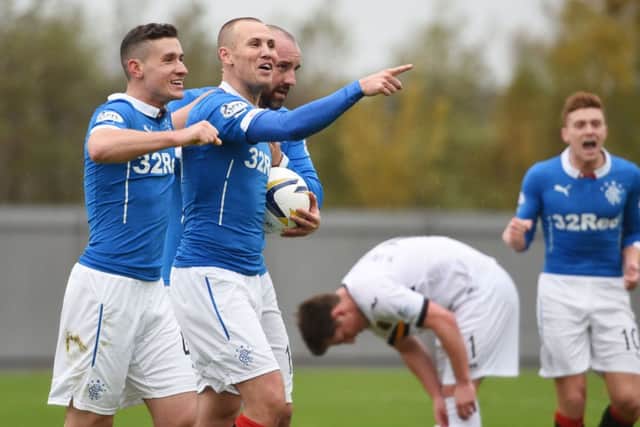 Kenny Miller opened the scoring for Rangers. Picture: SNS