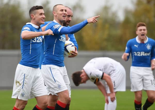 Kenny Miller opened the scoring for Rangers. Picture: SNS