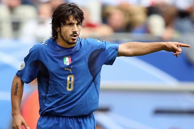 Gennaro Gattuso gestures during the World Cup 2006. Picture: Getty