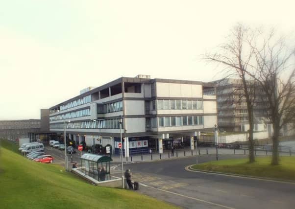 The victim was taken to Aberdeen Royal Infirmary for treatment to leg injuries. Picture: Contributed