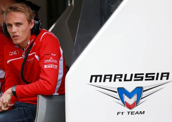 Max Chilton raced alone for Marussia during the Russian GP. Picture: PA