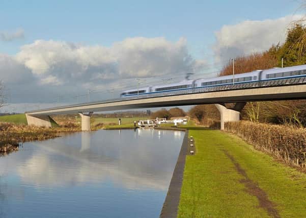 The high speed rail link may eventually connect with Scotland. Picture: AP