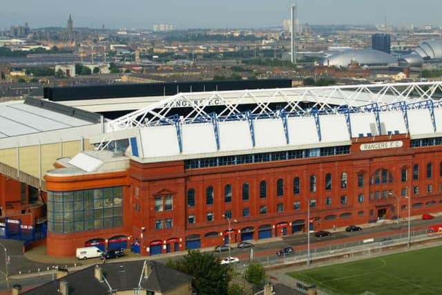 The man was arrested following the launch of a police investigation after Ibrox chiefs contacted them regarding confidential details being posted on Twitter. Picture: Getty