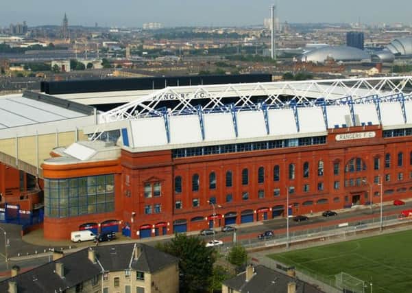 The man was arrested following the launch of a police investigation after Ibrox chiefs contacted them regarding confidential details being posted on Twitter. Picture: Getty