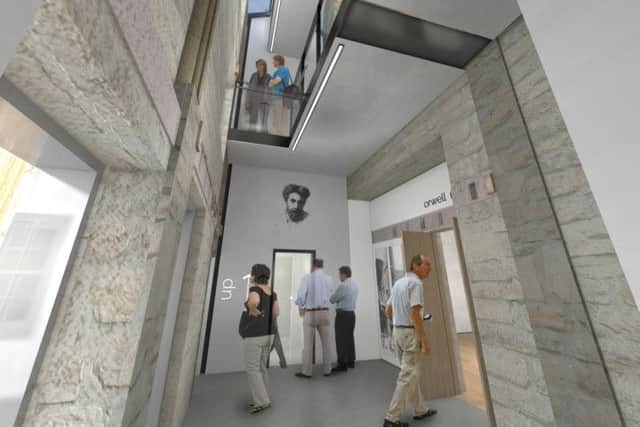 An artist's impression of the new entrance hall