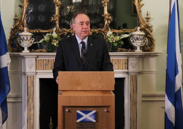 Alex Salmond, the losing leader, resigned but his party is acting like it won. Picture: PA
