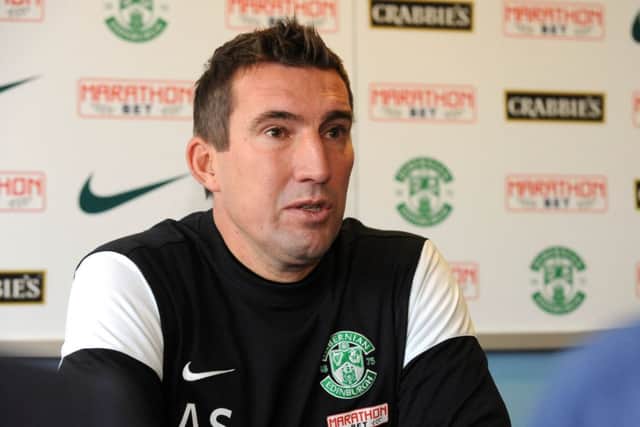Hibs manager Alan Stubbs. Picture: Lisa Ferguson