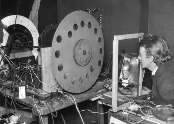 Scottish inventor John Logie Baird produced the first moving image on his television screen. Picture: Getty