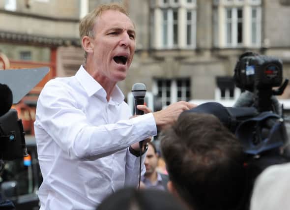 Jim Murphy on the Royal Mile during the referendum campaign. Picture: Ian Rutherford