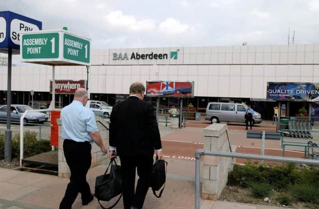 Aberdeen Airport is to introduce a "kiss and fly" tax. Picture: Colin Rennie