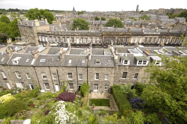 Ann Street in Edinburgh is home to many £1m valued properties. Picture: Phil Wilkinson