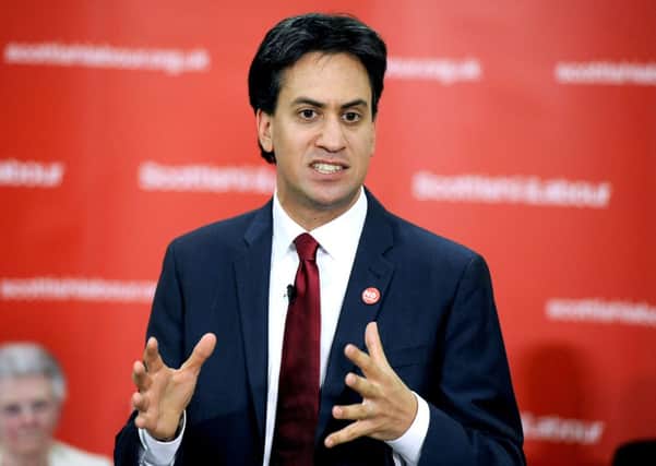 Mr Miliband said Labour's devolution referendum in 1997 and the success of Labour-led Better Together demonstrates that the party has won tough battles in the past. Picture: Michael Gillen.
