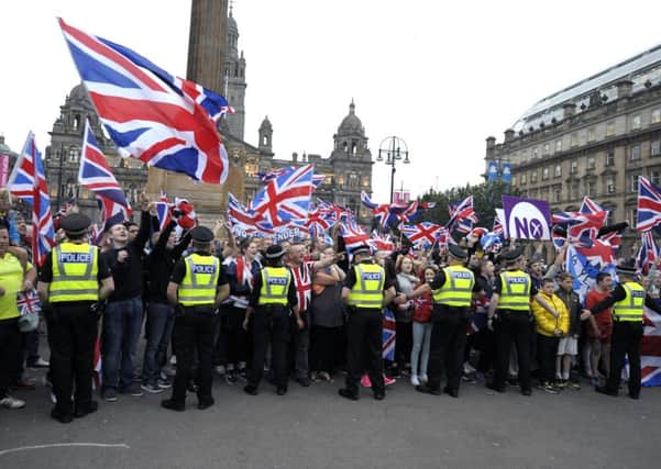 The charges, which included serious assault and carrying an offensive weapons, were in connection with the violence that erupted in George Square on September 19th. Picture: TSPL