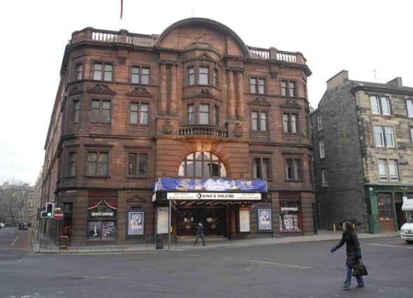 At the Kings Theatre, Edinburgh. Picture: JP