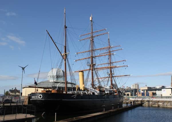 RRS Discovery, at her home in Dundee. Picture: Complimentary