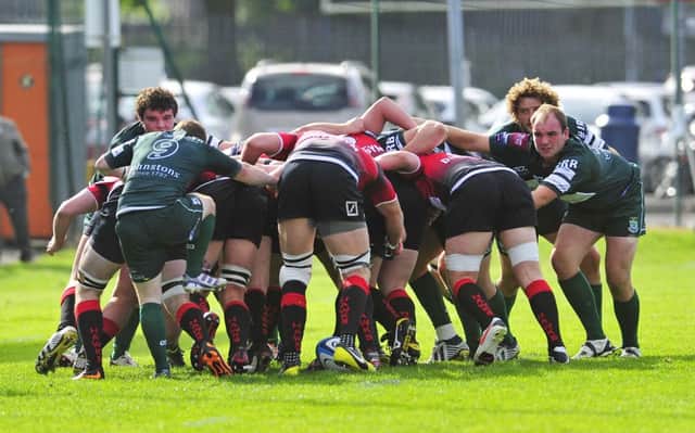 Scrums are supposed to be a means of spreading play. Picture: TSPL