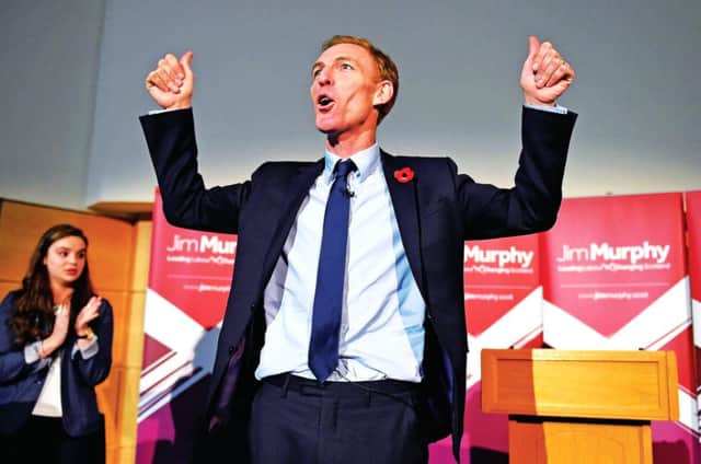 Jim Murphy MP formally launches his leadership campaign. Picture: Getty