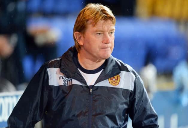 Stuart McCall after Friday's defeat at St Johnstone. Picture: SNS