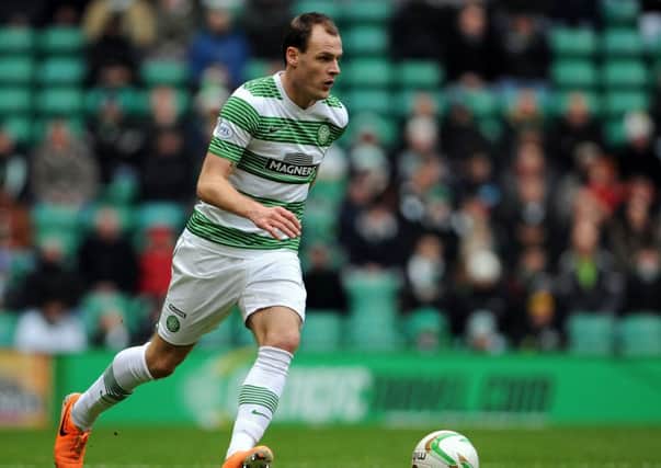 Celtic striker Anthony Stokes received the threat just hours after the Old Firm cup draw.  Picture: Ian Rutherford