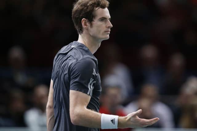 Andy Murray will face Roger Federer, Kei Nishikori and Milos Raonic. Picture: AP