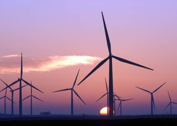 WWF Scotland analysed figures from the WeatherEnergy organisation, looking at the estimated amount of power produced by the wind and the sun in Scotland. Picture: Ian Rutherford