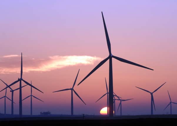 WWF Scotland analysed figures from the WeatherEnergy organisation, looking at the estimated amount of power produced by the wind and the sun in Scotland.  Picture: Ian Rutherford