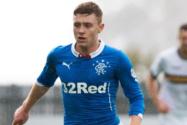 Lewis MacLeod in action for Rangers. Picture: SNS