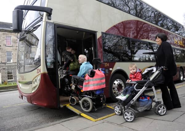'Access to public transport for disabled Scots can be a postcode lottery.' Picture: TSPL