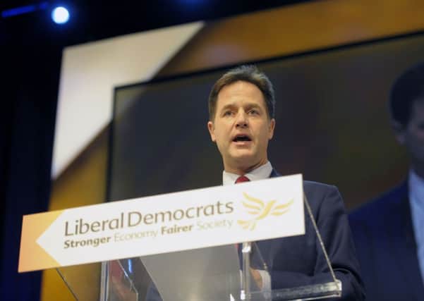 Deputy Prime Minister Nick Clegg told the BBC the Government was undertaking the biggest decentralisation of power for decades.
 Picture: John Devlin