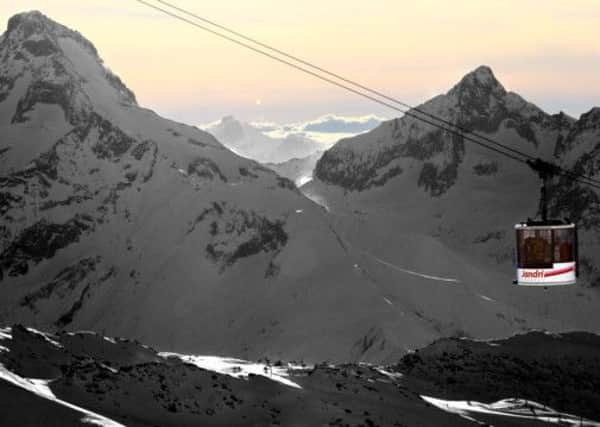 Sunrise at the ski resort of Les Deux Alpes. Picture: Contributed