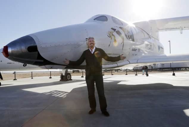 Branson said he still thinks the risk is worth it for Virgin Galactic flights. Picture: AP