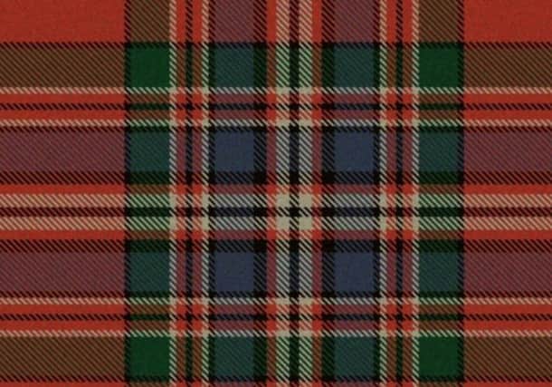 The ancient red tartan.