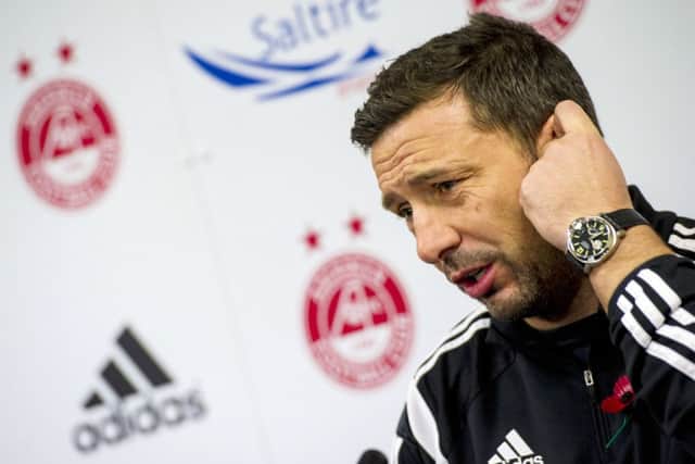 Aberdeen boss unhappy over Celtic stance. Picture: SNS