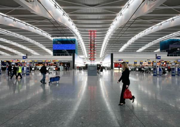 Heathrow will be filled with adverts about Scotland. Picture: Getty