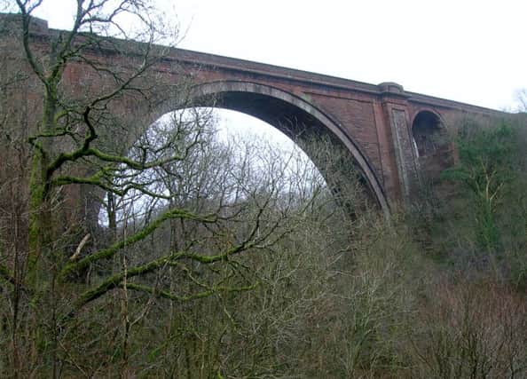 Ballochmyle Viaduct, designed by John Miller, is the UK's highest railway bridge. Picture: Wiki Commons