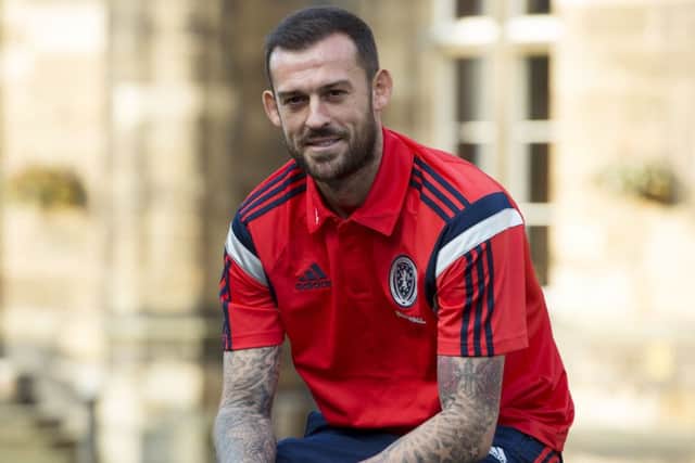 Steven Fletcher is glad to be back playing for Scotland. Picture: SNS