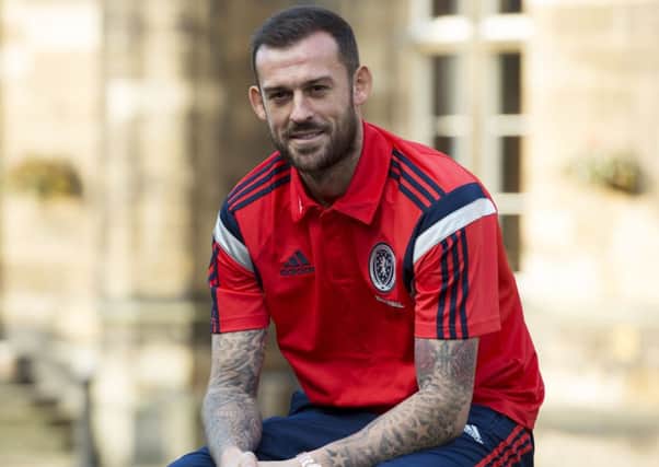 Steven Fletcher is glad to be back playing for Scotland. Picture: SNS