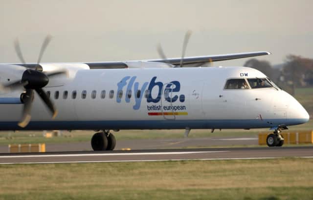 File photo of a Flybe aircraft. Picture: Ian Rutherford