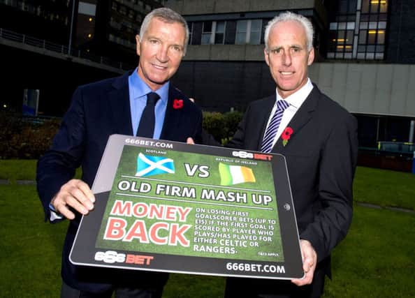 Graeme Souness, left, and Mick McCarthy agreed that Steven Fletcher is crucial. Picture: SNS