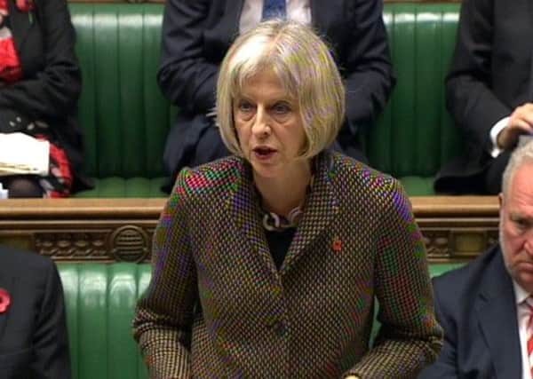 Theresa May after no evidence of organised attempts by Home Office to conceal child abuse was found. Picture: PA