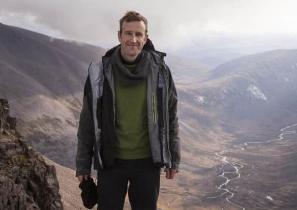 Robert MacFarlane in the Cairngorms. Picture: Contributed
