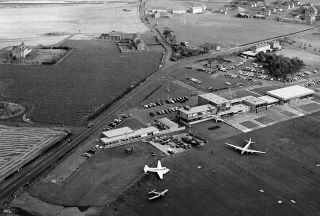An aerial photo of Edinburgh Airport, taken in October 1963. Picture: TSPL