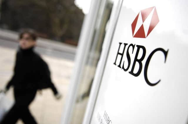 HSBC down 1.9p at 635.6p. Picture: PA