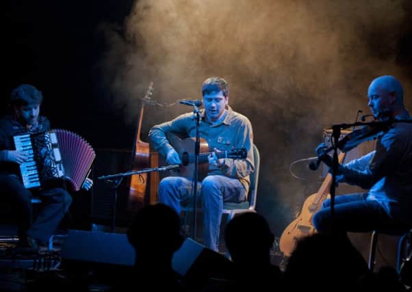 Lau, from left: Martin Green, Kris Drever and Aiden O'Rourke in concert. Picture: Contributed