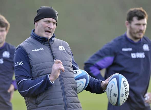 Scotland coach Vern Cotter.   Picture:  Ian Rutherford