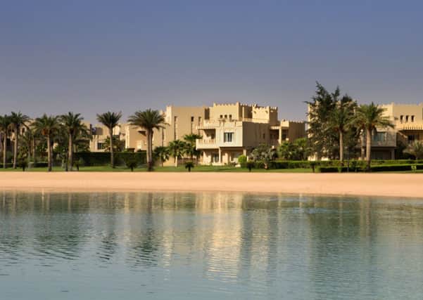 The beach at the Grand Hyatt Hotel in Doha, Qatar. Picture: Contributed