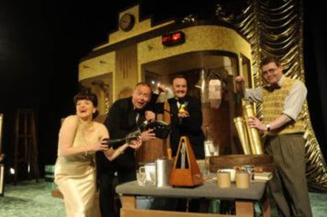 The cast of Mull Theatres glorious Whisky Galore. Picture: Douglas Robertson