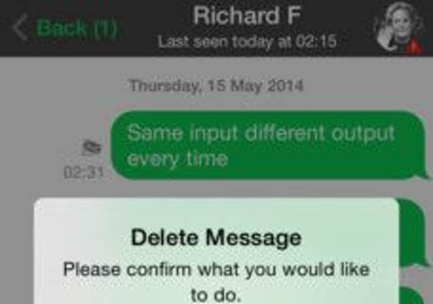 A man has been convicted of posting 'revenge porn' on messenger service WhatsApp. Picture: PA