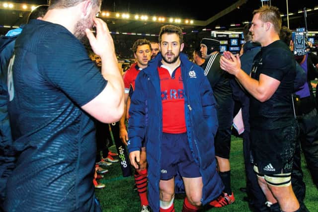 So close: Greig Laidlaws disappointment was clear. Picture: Craig Watson/SNS/SRU